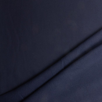 Navy Blue Brushed Back Wool Crepe #30527 Fabric By The Yard - Wide shot
