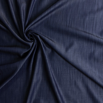 Indigo Designer Tencel Denim #30552 Fabric By The Yard - Wide shot Indigo Designer Tencel Denim #30552 Fabric By The Yard - Wide shot