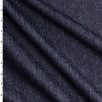Dark Indigo 10oz Stretch Denim from ‘7 for all Mankind’ #30563 Fabric By The Yard Dark Indigo 10oz Stretch Denim from ‘7 for all Mankind’ #30563 Fabric By The Yard