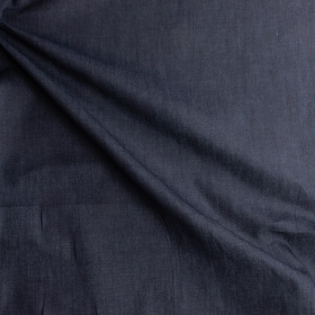 Dark Indigo 10oz Designer Stretch Denim #30565 Fabric By The Yard - Wide shot Dark Indigo 10oz Designer Stretch Denim #30565 Fabric By The Yard - Wide shot