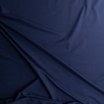 Navy Designer Ponte De Roma #30627 Fabric By The Yard - Wide shot Navy Designer Ponte De Roma #30627 Fabric By The Yard - Wide shot