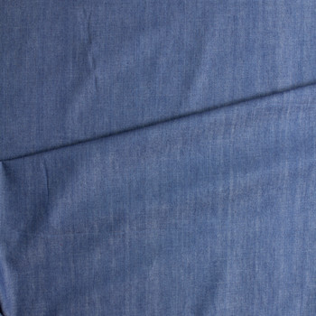 Medium Blue 10.6oz. Italian Denim from Jacob Cohën #30772 Fabric By The Yard - Wide shot