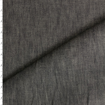 Black Chambray 11.2oz. Italian Denim from Jacob Cohën #30781 Fabric By The Yard