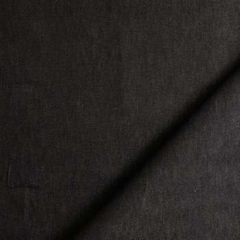 Black 14.9oz. Italian Denim from Jacob Cohën #30782 Fabric By The Yard - Wide shot