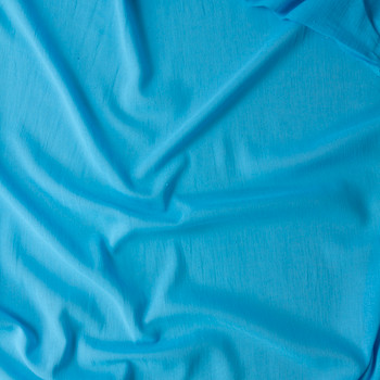 Turquoise Cotton Gauze #30814 Fabric By The Yard - Wide shot