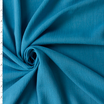 Teal Cotton Gauze #30816 Fabric By The Yard