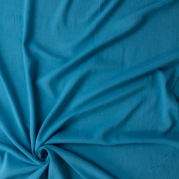 Teal Cotton Gauze #30816 Fabric By The Yard - Wide shot