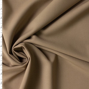 Warm Tan AltinYildiz Turkish Stretch Wool/Poly Gabardine  #30837 Fabric By The Yard