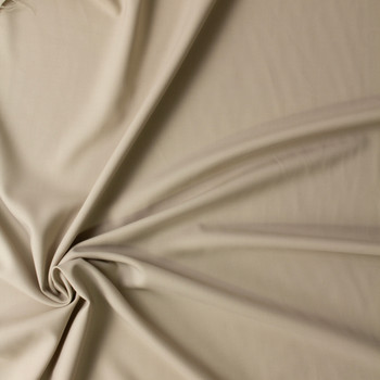 Light Tan AltinYildiz Turkish Stretch Wool/Poly Gabardine  #30838 Fabric By The Yard - Wide shot