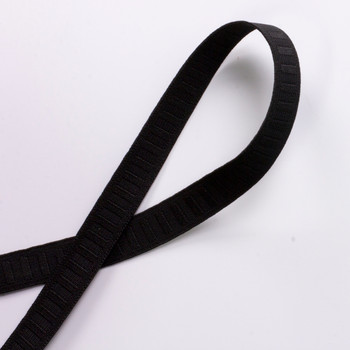 1" Braided Elastic – Black – By the Yard Fabric By The Yard