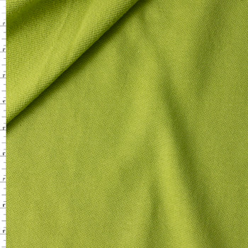 Lime Cotton French Terry #31004 Fabric By The Yard