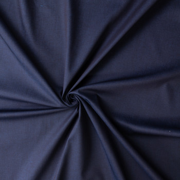 Navy Two Tone Stretch 8.2oz Italian Denim from Jacob Cohën #31077 Fabric By The Yard - Wide shot