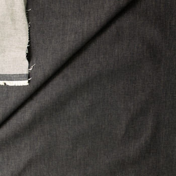 Black 11.4oz Italian Denim from Jacob Cohën #31101 Fabric By The Yard - Wide shot