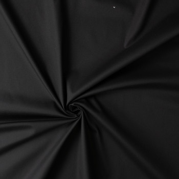 Black Stretch Cotton Twill #31111 Fabric By The Yard - Wide shot