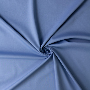 Light Blue Designer Ponte De Roma #31135 Fabric By The Yard - Wide shot