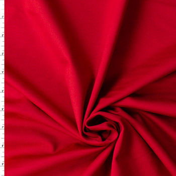 Red Designer Ponte De Roma #31138 Fabric By The Yard