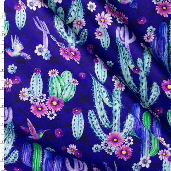 Desert Blooms - Iris Quilter’s Cotton from Robert Kaufman #31175 Fabric By The Yard