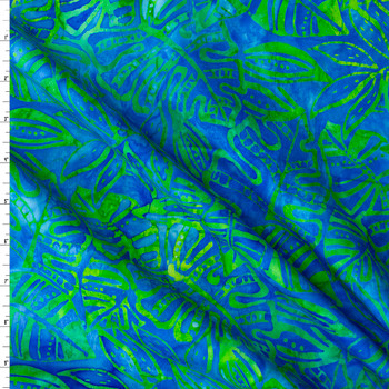 Totally Tropical - Pond Indonesian Cotton Batik from Robert Kaufman #31188 Fabric By The Yard