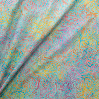 Totally Tropical - Pastel Indonesian Cotton Batik from Robert Kaufman #31189 Fabric By The Yard - Wide shot