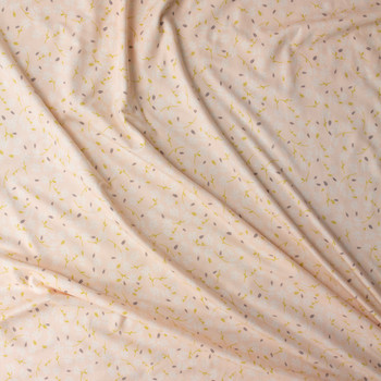 Little Town Season Waltz Stretch Cotton Jersey Knit from Art Gallery Fabrics #31213 Fabric By The Yard - Wide shot