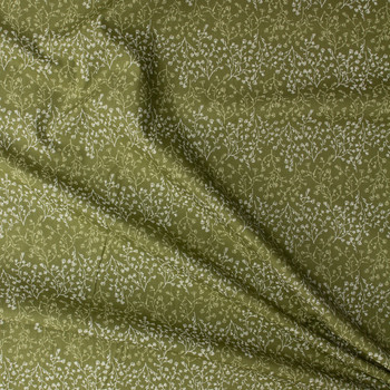 Gathered Verdure Fields Cotton Poplin from Art Gallery Fabrics #31247 Fabric By The Yard - Wide shot