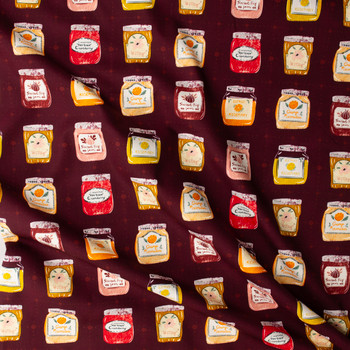 Season & Spice Sweetened Jams Cotton Poplin from Art Gallery Fabrics #31257 Fabric By The Yard - Wide shot