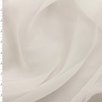 Offwhite Silk Crepe Organza #31328 Fabric By The Yard