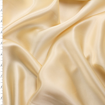 Cream Silk Charmeuse #31338 Fabric By The Yard