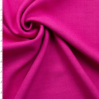 Hot Pink Rayon Tweed #31350 Fabric By The Yard