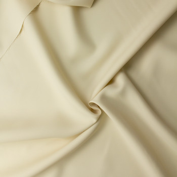 Ivory Heavy Wool Piqué Suiting #31353 Fabric By The Yard - Wide shot