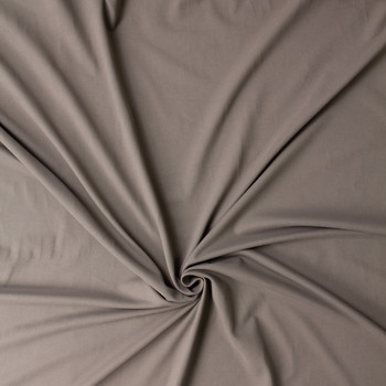 Taupe Brushed Athletic Knit #31368 Fabric By The Yard - Wide shot