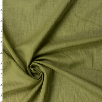 Olive Green Cotton Voile #31377 Fabric By The Yard