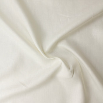 Offwhite European Designer Linen Twill #31419 Fabric By The Yard - Wide shot