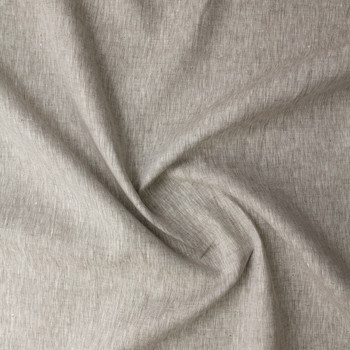 Taupe European Designer Two Tone Linen #31428 Fabric By The Yard - Wide shot