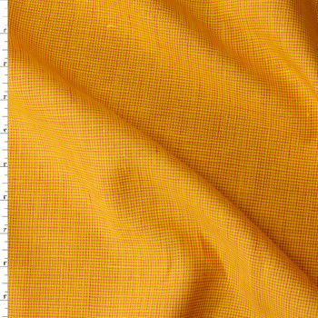 Sonoma Sun Microplaid European Designer Linen #31435 Fabric By The Yard