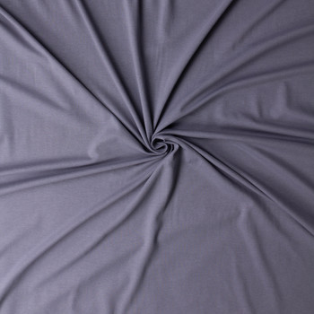 Grey Cotton/Spandex Jersey #31457 Fabric By The Yard - Wide shot