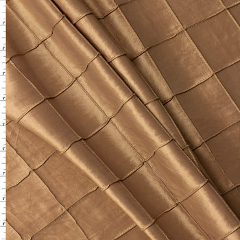 Gold Pintuck Taffeta #31503 Fabric By The Yard
