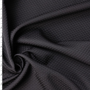 Black Stretch Jaquard #31504 Fabric By The Yard