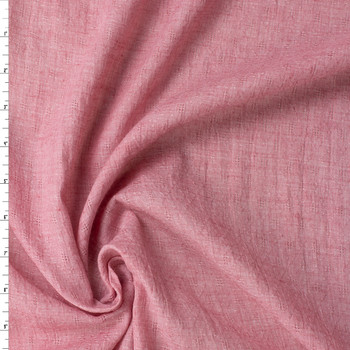 Chambray Red Diamond Pattern Dobby Weave Poly/Cotton Gauze #31510 Fabric By The Yard