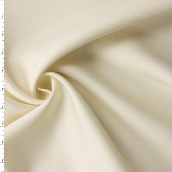 Ivory Wool/Silk Blend #31528 Fabric By The Yard