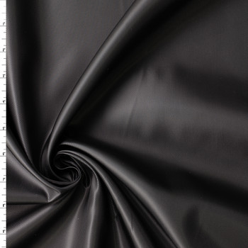 Black Twill Weave Bemberg Lining #31531 Fabric By The Yard