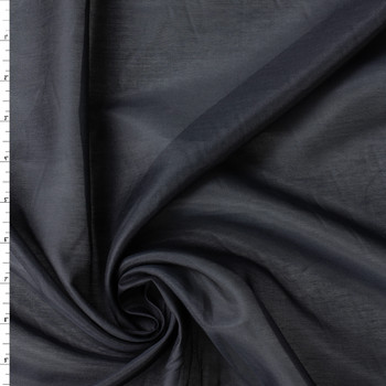 Black Cotton/Silk Lawn #31548 Fabric By The Yard