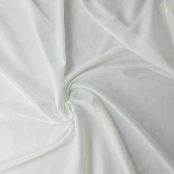 Winter White Cotton/Silk Lawn #31549 Fabric By The Yard - Wide shot