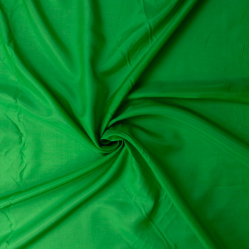 Kelly Green Cotton/Silk Lawn #31554 Fabric By The Yard - Wide shot