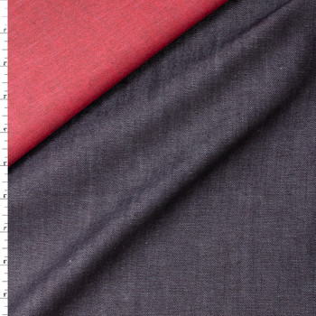 Indigo and Red Two Tone 10.5oz Italian Stretch Denim from Jacob Cohën #31570 Fabric By The Yard