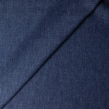 Indigo 13.9oz Italian Denim from Jacob Cohën #31582 Fabric By The Yard - Wide shot