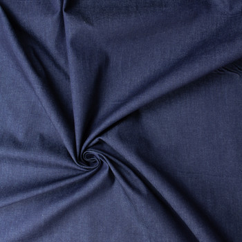 Indigo 8.7oz Italian Stretch Denim from Jacob Cohën #31594 Fabric By The Yard - Wide shot
