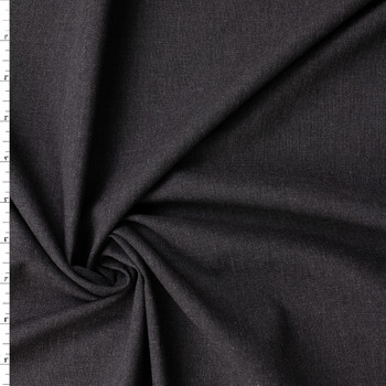 Charcoal Cotton/Linen #31609 Fabric By The Yard