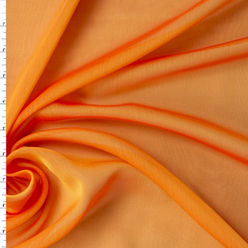 Orange Two Tone Chiffon #31615 Fabric By The Yard