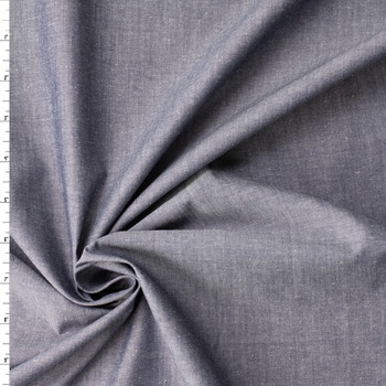 Light Grey Fine Shirting Chambray #31616 Fabric By The Yard